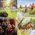 thumbnail image 2 of Amdohai Machine à Bulles DC5 V Souffleur de Bulles Automatique Fabricant de Bulles Port de Chargement USB Type C/ Conception à 8 Trous/ 2 Vitesses Réglables/ Pot de 450 ml pour Fêtes Mariages Anniversaires Rassemblement Décoration de Festival, 2 of 8