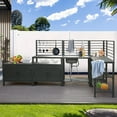 thumbnail image 6 of Domi Outdoor Kitchen Series 5-Piece Modular Outdoor Kitchen, Aluminum Storage Islands Sink Table, Corner Bar Cabinet Grill Storage Cabinet with Protective Cover, Outdoor Kitchen for Deck, Patio, Backy, 6 of 8