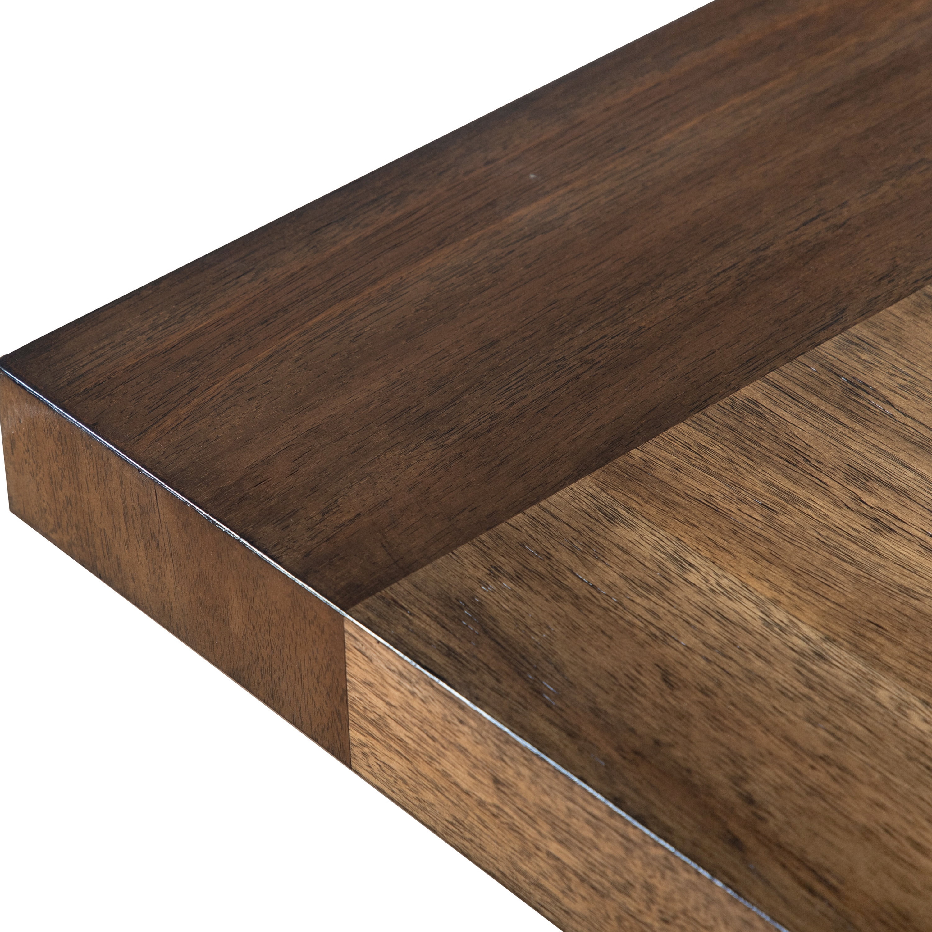 Furniture of America Trevor 72" Trestle Base Dining Table, Brown