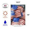 thumbnail image 2 of Toland Home Garden Sparkling Old Glory 4th of July Patriotic Flag Double Sided 12x18 Inch, 2 of 5