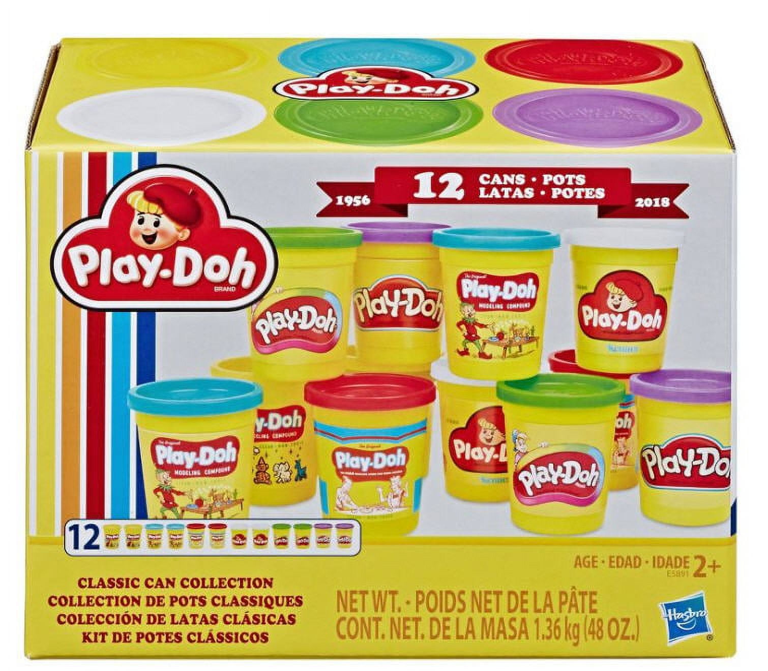 Play-Doh Retro Compound Variety Pack - 12 Classic Non-Toxic