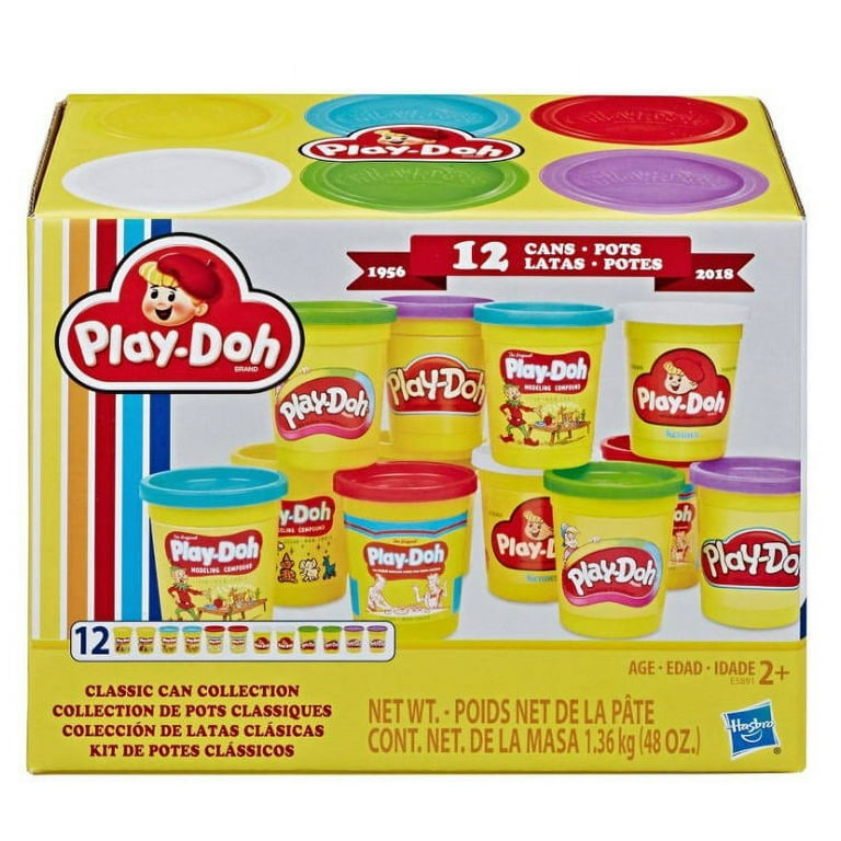 Play-Doh Retro Compound Variety Pack - 12 Classic Non-Toxic