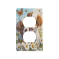 thumbnail image 3 of Switch Panel Switch Decoration 2.76x4.53x0.28 Inches Unused Outlet Cover Switch Plate Wall Plates Living Room Kitchen Bedroom Study Switches Two Cute Puppies, 3 of 8
