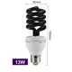thumbnail image 1 of Bombillas de luz ultravioleta negra, lámpara de detección fluorescente, 13W-40W, UV, E27, 220V, 12V, espiral, BLB, CFL, insecticida, moscas, mosquitos, 1 of 4