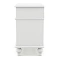 thumbnail image 3 of Furniture of America Mondu Traditional Wood Kids Nightstand with USB in White, 3 of 6