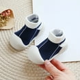 thumbnail image 2 of Quealent Toddler Boys Girls Sneaker Slip On Shoes Kids Lightweight Breathable Walking Shoes Navy for Size 4, 2 of 5