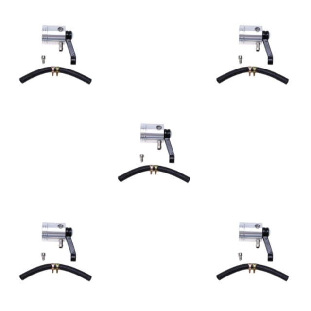 Speravity Depósito de fluido universal para embragues Fluido de aceite - Juego de aerógrafo elegante y duradero Conveniente plata Type2 NO2