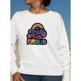 thumbnail image 2 of The Future Is Proud. Sweatshirt Women -Smartprints Designs, Female x-Large, 2 of 4