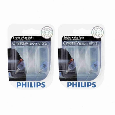 2 pc Philips 194CVB2 CrystalVision Multi Purpose Light Bulbs compatible with 89240