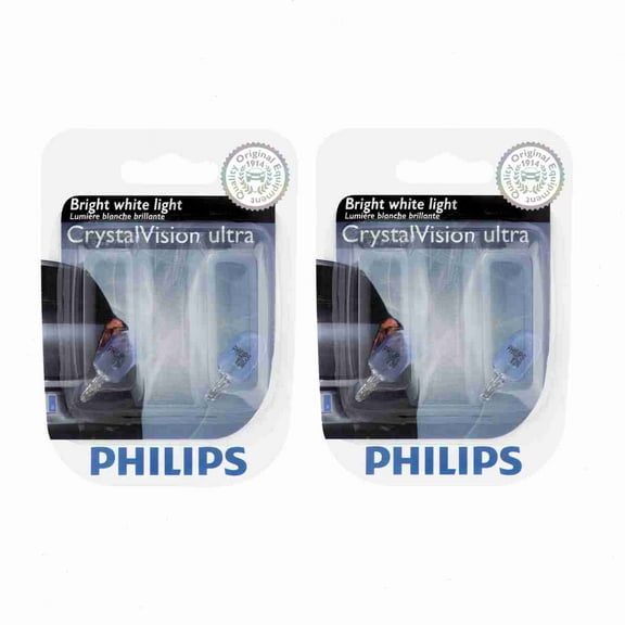 2 pc Philips 194CVB2 CrystalVision Multi Purpose Light Bulbs compatible with 89240