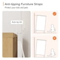 thumbnail image 6 of WAMPAT Modern Nightstands Set of 2, Wooden Bedside Tables with 2 Large Drawers and Charging Station, Small End Tables for Bedroom, Oak Wood, 6 of 7