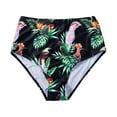 thumbnail image 3 of Bas de Maillot de Bain pour Femmes à Taille Haute à Motif Floral, 3 of 4