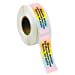 thumbnail image 2 of Cascading Rainbow Rolled Personalized Name Address Labels Without Elegant Dispenser - Roll of 500, 2 of 4
