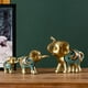thumbnail image 5 of Estatua de de Buena de Resina Lucky Fengshui Escultura de s de Buena Estantería para Libros pequeña sala Estatuilla Conjunto mixto 3 Soledad Estatua de escultura de elefante, 5 of 10