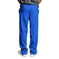 thumbnail image 5 of GrmtClth Mens Open‑Bottom Athletic Sweatpants Straight‑Leg Baggy‑Fit Elastic Drawstring Waist Trousers With Pockets, 5 of 8