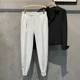thumbnail image 4 of Pantalones de traje de sastrería social recortados para hombre, de negocios, de seda de hielo, elásticos, de verano, rectos y holgados, 4 of 5