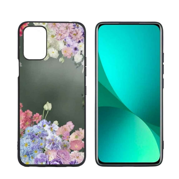 Compatible with LG K52 Phone Case, Flowers-s-338 Case Silicone Protective for Teen Girl Boy Case for LG K52