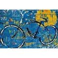 thumbnail image 3 of Thetford, Daryl 18x13 Black Modern Framed Museum Art Print Titled - Blue Graffiti Bike, 3 of 5