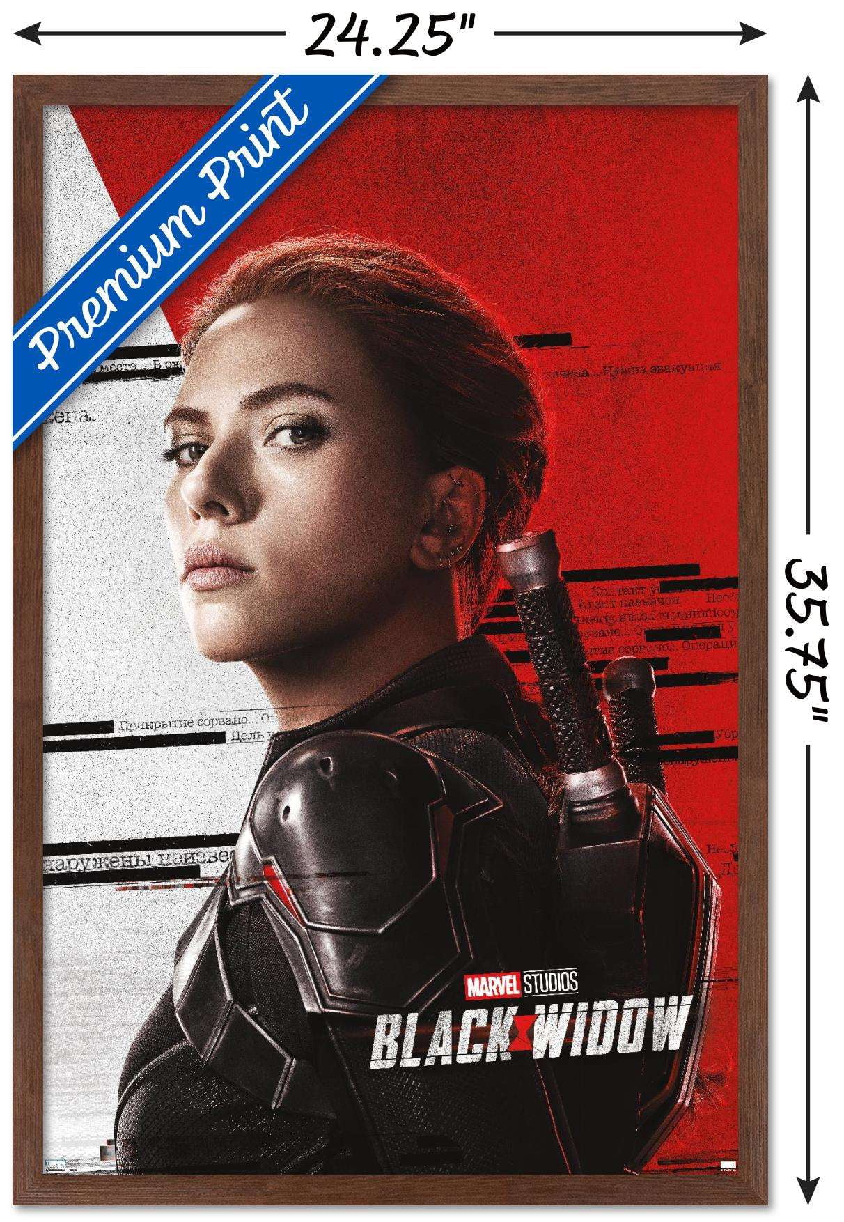 Marvel Cinematic Universe - Black Widow - Pose Wall Poster, 22.375" x 34", Framed