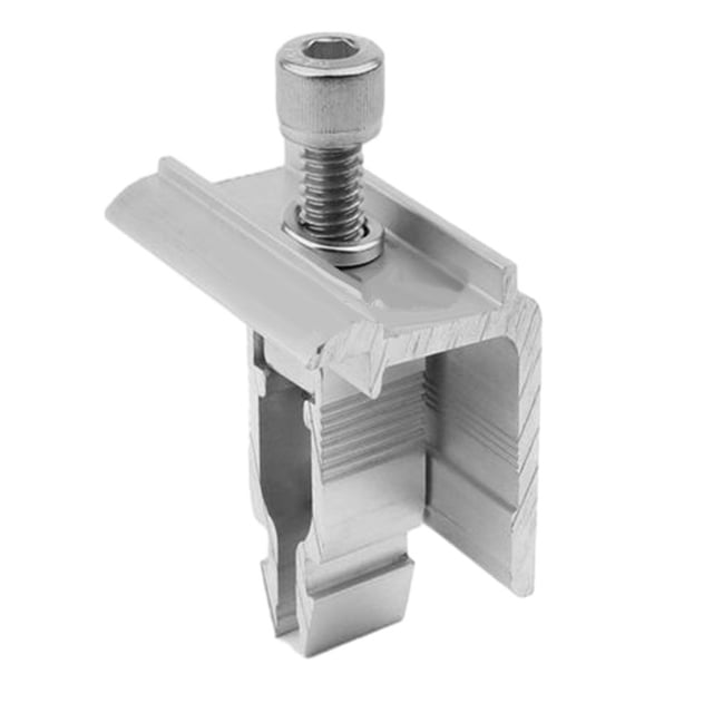 1Pc Solar Bracket Mounting Clamps Middle End Pv Panel Clamp Solar Rail Clip For Fixed Solar Modules