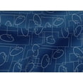 thumbnail image 4 of oneOone Viscose Jersey Fabric Geometric Maze & Rabbit Animal Sashiko Print Decor Fabric Printed BTY 60 Inch Wide, 4 of 5