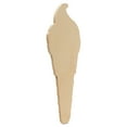 thumbnail image 2 of Unfinished Wooden Ice Cream Cone Cutout, 12", Pack of 3 Wooden Shapes for Crafts and Summer & Beach Decor and Crafting, by Woodpeckers, 2 of 8