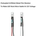 thumbnail image 4 of Edgelec 30 Uds 12 Voltios 5Mm Luces Led Uv Diodos Emisores Precableados 7,9 Pulgadas Dc 12V Luz Led Ultravioleta Lente Transparente Pequeñas Lámparas Led, 4 of 5