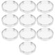 thumbnail image 1 of 10 pzs Caja de monedas de plastico transparente redonda pequena 26mm, 1 of 1