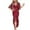 Burgundy, variant on IROINNID Wedding Guest Dresses for Women Homecoming Party Floral Lace Flared Sleeves Hollowed Out Crew Neck Wedding Mermaid Dress Fishtail Dress Trendy Formal Dress,Burgundy
