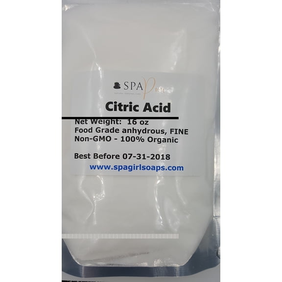 PURE CITRIC ACID, Food Grade, Non-GMO, Organic, best for making bath bombs, wine, home brew or cleaner (10 pounds)