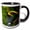 Black/White, variant on 3drose, Costa Rica, Parque Nacional Carara. Chestnut-mandibled Toucan. 1, 11oz Two-tone Yellow Mug
