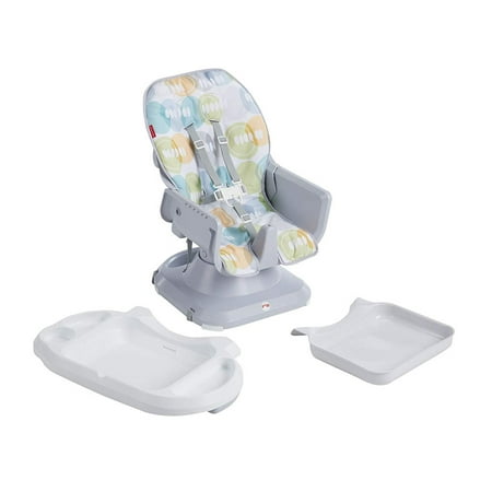 Fisher-Price FTM97 SpaceSaver Adjusting Baby High Chair Booster Seat,