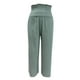 thumbnail image 5 of Pantalones capri de lino de cintura alta y pierna ancha para mujer en tallas grandes - Tejido transpirable, corte holgado, de petite a grande - Tallas S-XXL para primavera/otoño, 5 of 6