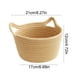 thumbnail image 3 of Rope Storage Basket With Cats Ear Handles Decorative Desktop Organizer For Keys Cosmetics And Sundries, 3 of 6