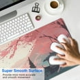 thumbnail image 6 of Rectangle Ink Painting Cherry Blossom Scenery Mouse Mat, Japanese Cherry Blossom Large Non-Slip Rubber Gaming Mouse Pad with Stitched Edges, Office Mouse Pad for Women Men Kids, 31.5x11.8in, 6 of 7