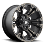 17x9 Fuel Off-Road D569 Vapor Matte Black Double Dark Tint Wheel 5x4.5/5x5 (1mm)