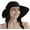 Black, variant on Sun Visor Hats Women, Straw Beach Hats for Women, Wide Brim Summer Ponytail Hat, Packable Rollup Visor, Travel Foldable UV Protection Sunhat - Beige