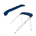 thumbnail image 3 of MSC 3 Bow Bimini Top with Rear Support Pole and Storage Boot, Navy Blue, 3 of 5