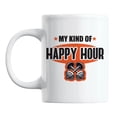 thumbnail image 1 of Weightlifting Is My Kind of Happy Hour White Ceramic Coffee & Tea Mug (11oz), 1 of 6