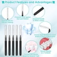 thumbnail image 5 of XIRQI Interdental Brushes for Braces,Soft and Bendable Dental Brush for Orthodontic Braces,Braces Cleaner Brush Tooth Pick Teeth Flossers Brushes for Teeth (Black), 5 of 7