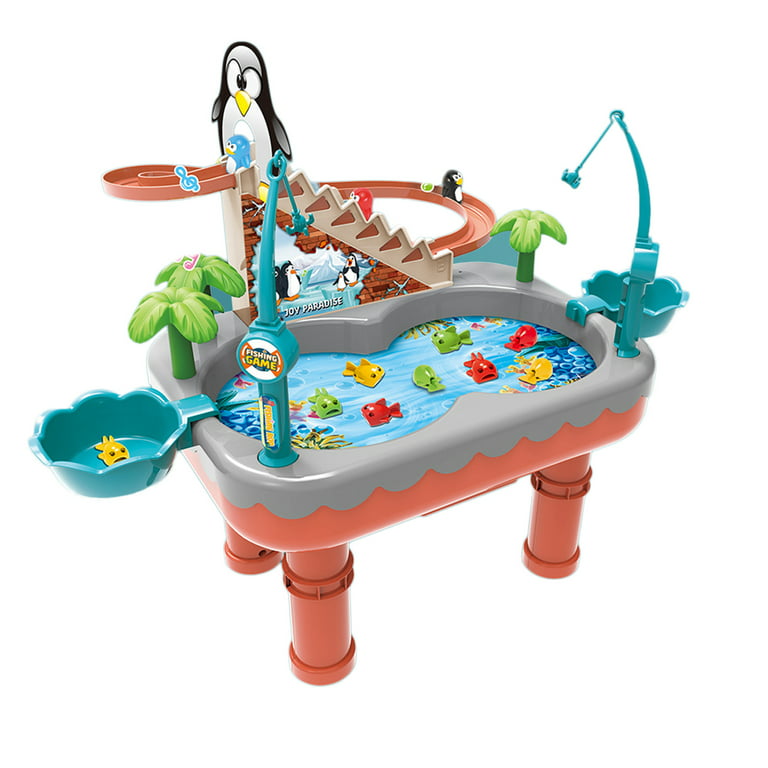 QISIWOLE Fishing Platform Magnetic Fishing Toy Pool Set Children's Baby  Gifts For Boys And Girls Deals