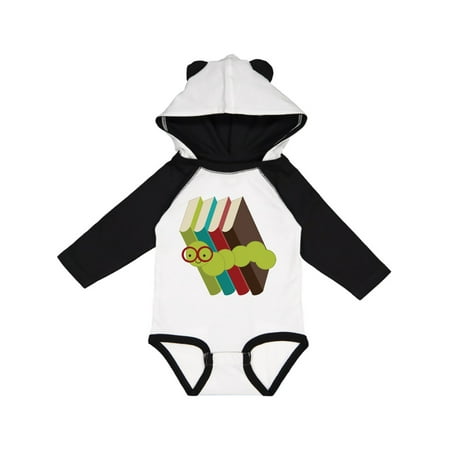 

Inktastic Bookworm Books Reading Gift Baby Boy or Baby Girl Long Sleeve Bodysuit