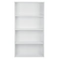 thumbnail image 3 of Prado 60 inches 4 Shelf Bookcase in White Engineered Wood, 3 of 7