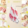 thumbnail image 2 of Coolnut Cute Christmas Gnomes Baby Muslin Washcloths Face Towel, 3 PCS Red Candy Cane Burp Cloths Cotton Wipes Infant Wash Cloth for Newborn Boys Girls 12x12 inches, 2 of 6