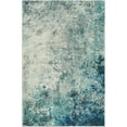thumbnail image 5 of Moynesa 2'x3' Modern Abstract Area Rug,Small Bathroom Rugs Washable Entry Rug Kitchen Sink Mat, Contemporary Soft Non Slip Indoor Throw Carpet for Entryway Bedside Living Room, Light Blue, 5 of 5