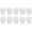 White, variant on Electric Guitar Pickup Switch Tip Cap Knob Guitar Replacement Parts 10-Pack, White (0.4 inches / 1.0 cm)
