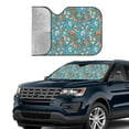 thumbnail image 2 of Yiaed Cute Conch Print Car Windshield Sunshade Front Auto Car Front Window Sun Shade Foldable Sun Visor Shield Cover Auto Accessories for Sedan SUV Truck-Medium, 2 of 5