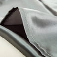 thumbnail image 3 of Silk Touch Satin Pillowcase Set, Amino Acids Infused 2 Pack for Anti-wrinkle Benefits, Grey 20" x 26", 3 of 7
