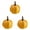 Yellow, variant on 3 Pcs White Artificial Pumpkins, Mini Foam Faux Pumpkins for Fall Harvest, Thanksgiving, Halloween, Farmhouse Table, Mantel, Centerpiece & DIY Decor