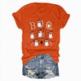 thumbnail image 5 of TOWED22 Halloween Boo Shirts for Women Funny Halloween Ghost Tshirts Fall Spooky Pumpkin Gift Top(Orange,XXL), 5 of 5